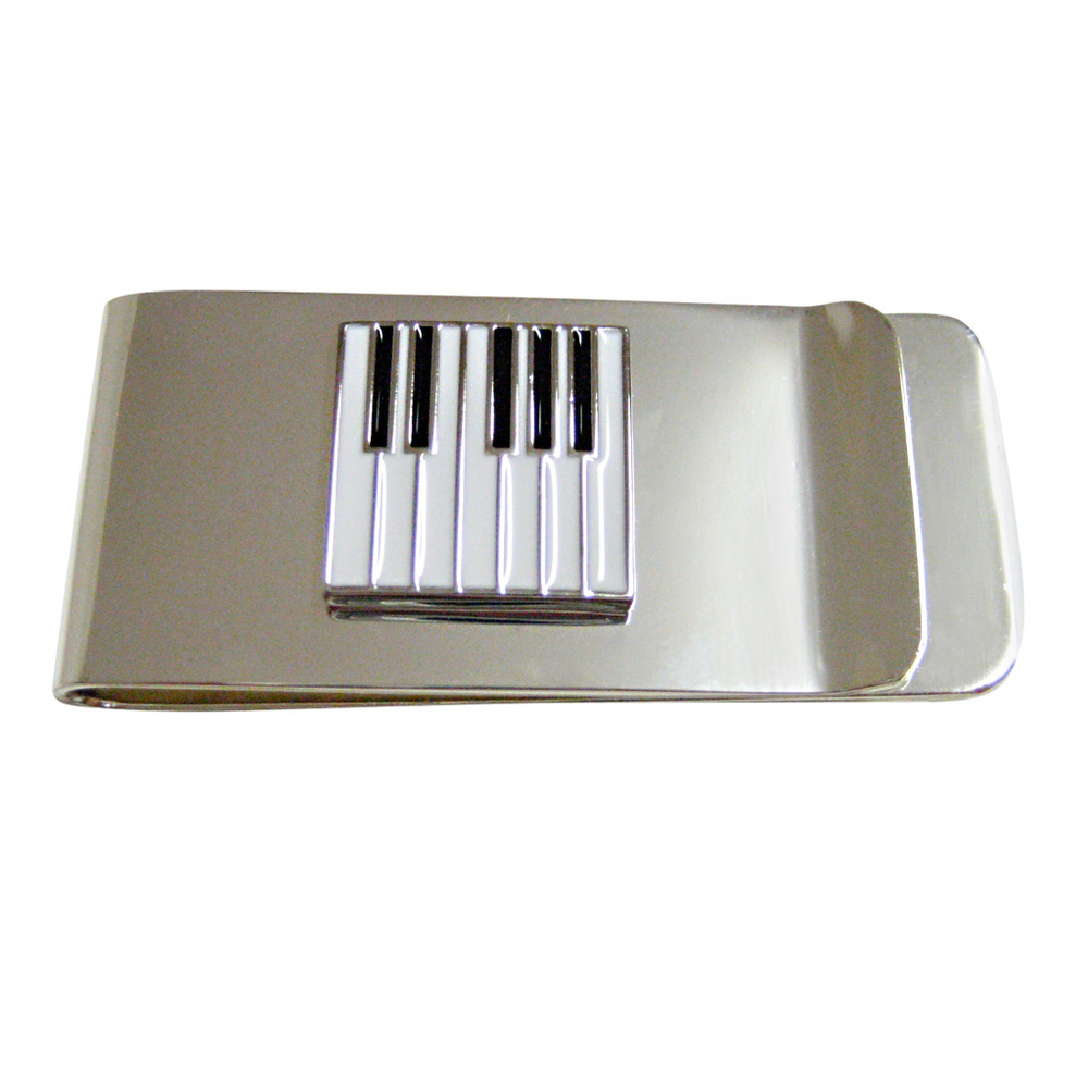 Square Piano Key Design Money Clip